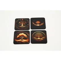 Mystical Golden Tree Coaster..