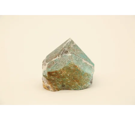 Amazonite Cut Base Point - Polished Top