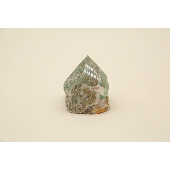 Amazonite Cut Base Point - Polished Top