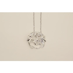 'DRACO' Dragon Pendant - Sterling Silver