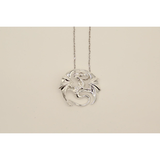 product Image for 'DRACO' Dragon Pendant - Sterling Silver