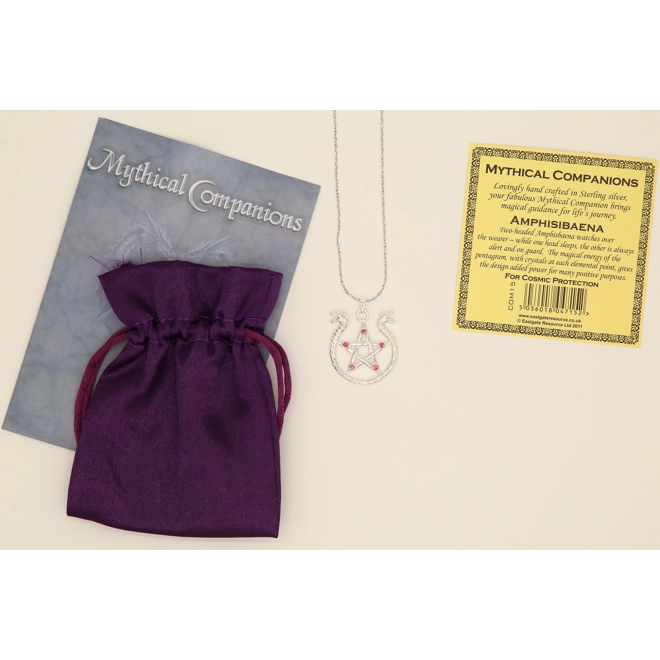 Additional Image for 'Amphisibaena' Pendant - Sterling Silver