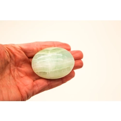 Large Pistachio Calcite Palmstone