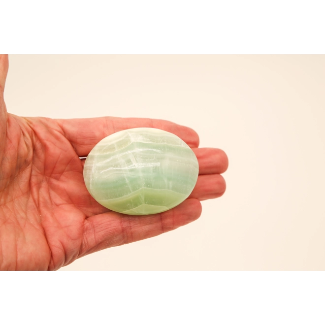 Additional Image for Large Pistachio Calcite Palmstone