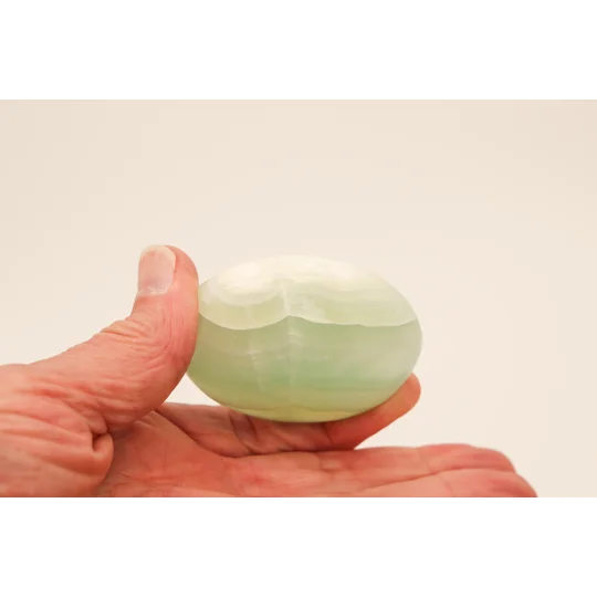 Large Pistachio Calcite Palmstone