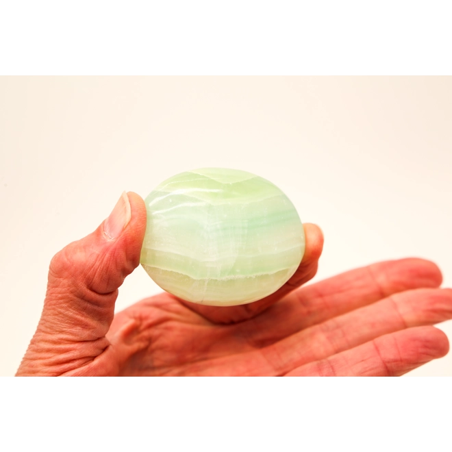 Additional Image for Large Pistachio Calcite Palmstone
