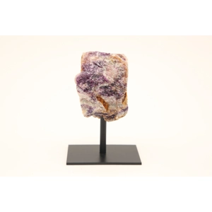 Raw Purple Fluorite on Stand
