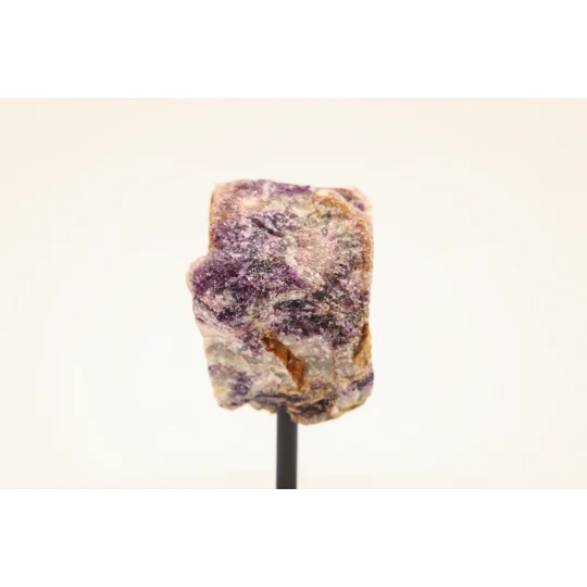 Raw Purple Fluorite on Stand