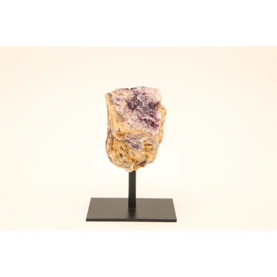 Raw Purple Fluorite on Stand