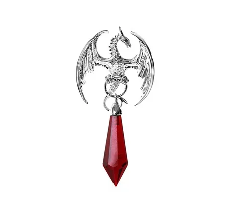 'Dragonet' Pendant - Silver Plated