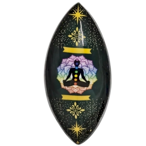 Enamel Incense Bowl, Aluminium - Lotus Buddha Chakra