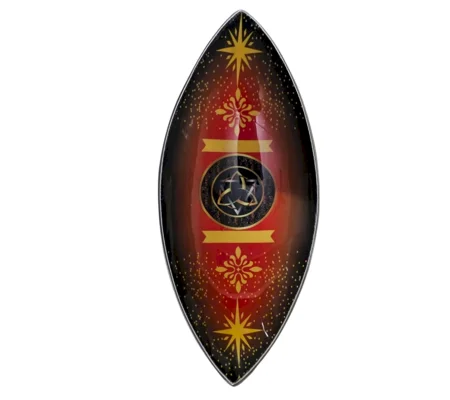 Enamel Incense Dish, Aluminium - Pagan Triquetra