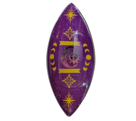 Enamel Incense Bowl, Aluminium - Sun and Moon Phase
