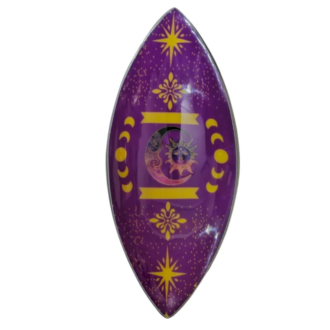 Additional Image for Enamel Incense Bowl, Aluminium - Sun and Moon Phase