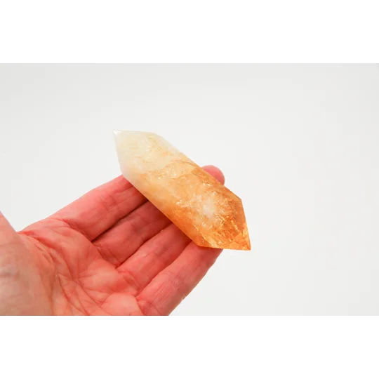 Citrine (HT) Double Terminated Point