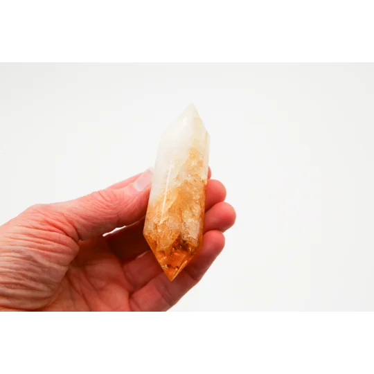 Citrine (HT) Double Terminated Point