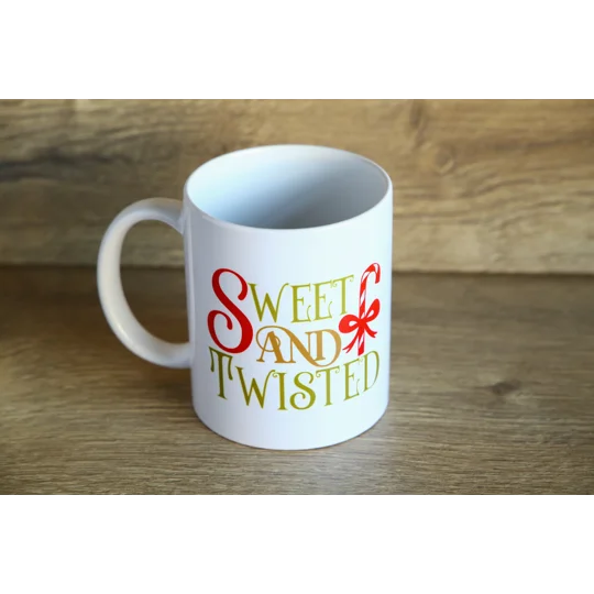 Christmas Ceramic Mug with Printed Design
