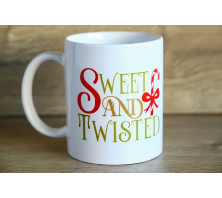 Christmas Ceramic Mug with Printed Design