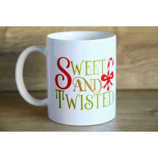 Christmas Ceramic Mug with Printed Design