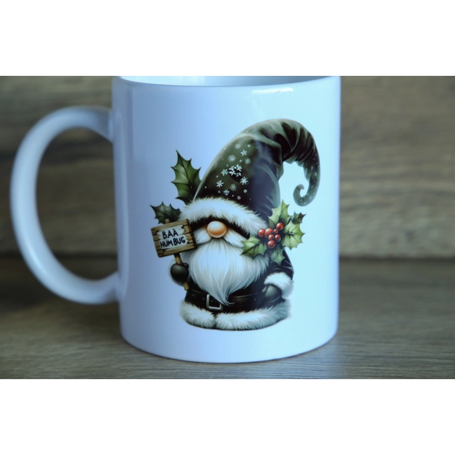 Additional Image for Christmas Gnome Mug 'Ba Humbug'