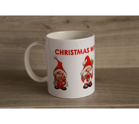 Ceramic Mug - 'Christmas With My Gnomies'