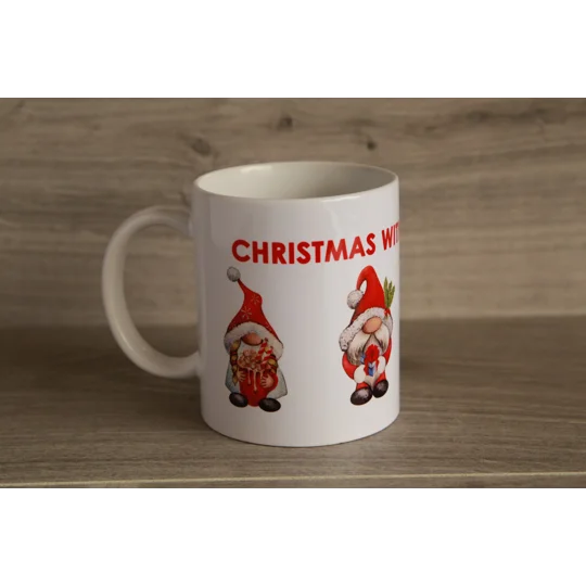 Ceramic Mug - 'Christmas With My Gnomies'