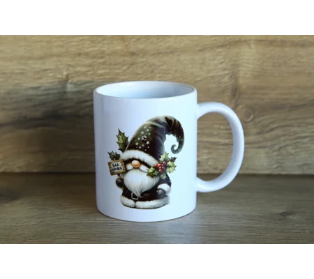 Christmas Gnome Mug 'Ba Humbug'