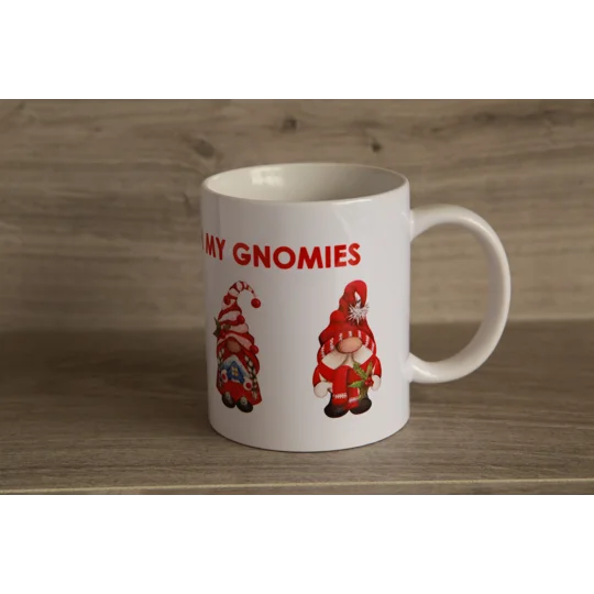 Ceramic Mug - 'Christmas With My Gnomies'