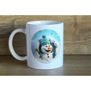 Snowman Breakthrough Christmas Mug