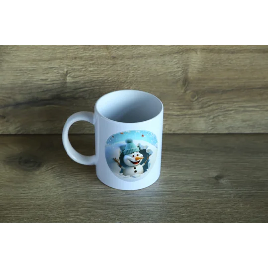 Snowman Breakthrough Christmas Mug