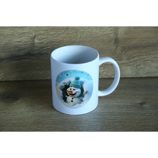 Snowman Breakthrough Christmas Mug