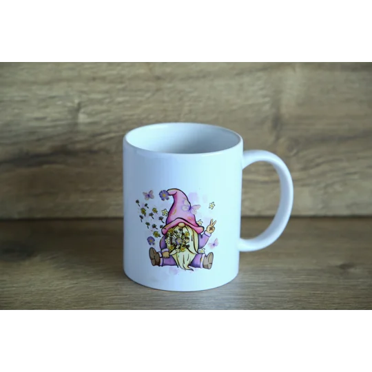 Dandelion Gnome Printed Mug