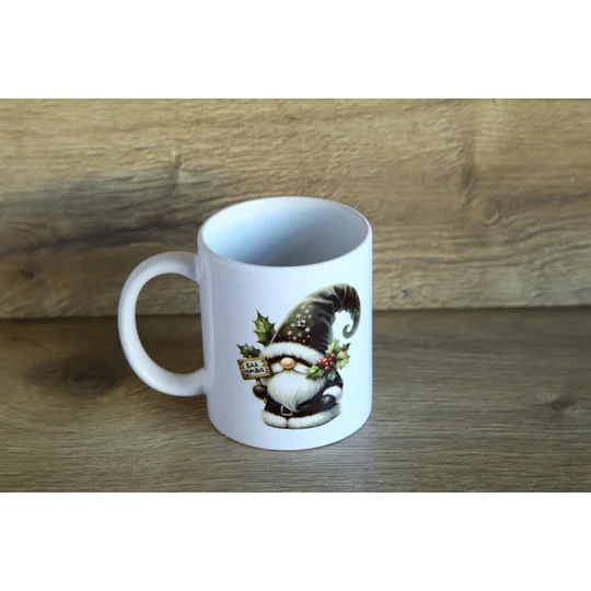 Christmas Gnome Mug 'Ba Humbug'