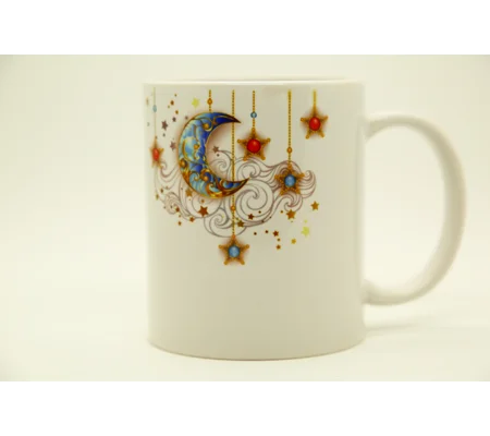 Moon and Stars Printed Mug