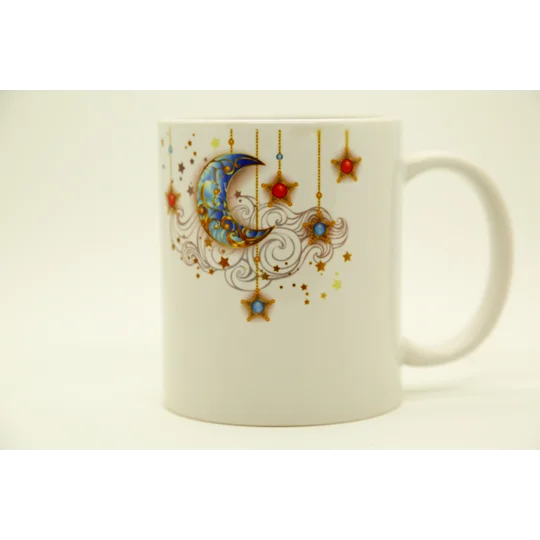 Moon and Stars Printed Mug