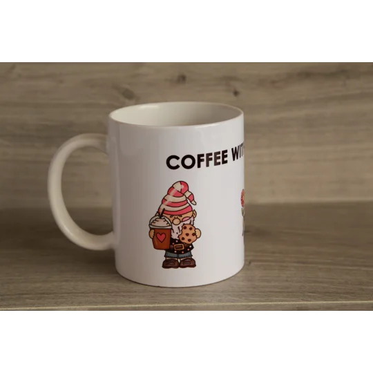 Coffee With My Gnomies Ceramic Mug