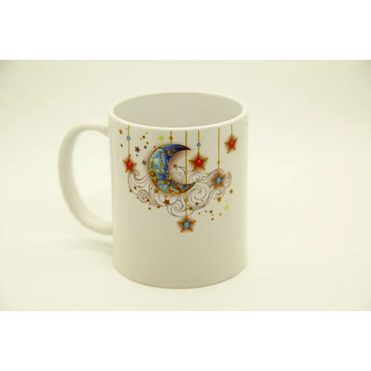 Moon and Stars Printed Mug