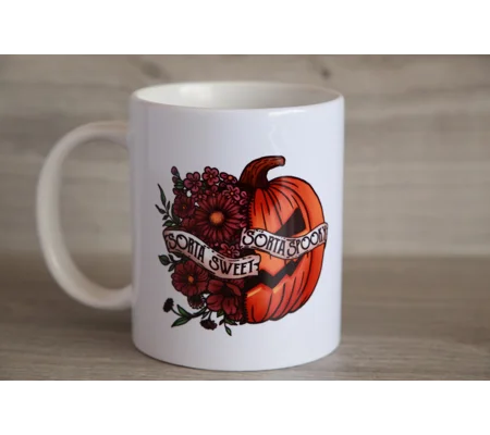 Halloween Pumpkin Design Mug
