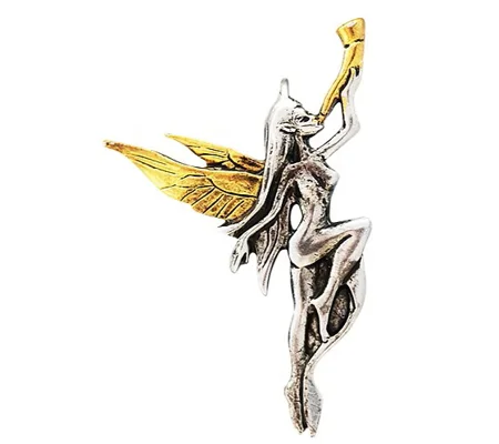 Mythical Silver and Gold Plated Pendant - Mustardseed
