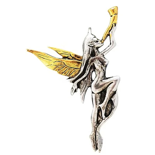 Mythical Silver and Gold Plated Pendant - Mustardseed