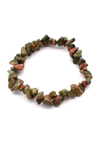 Chipstone Bracelet - Green Jasper