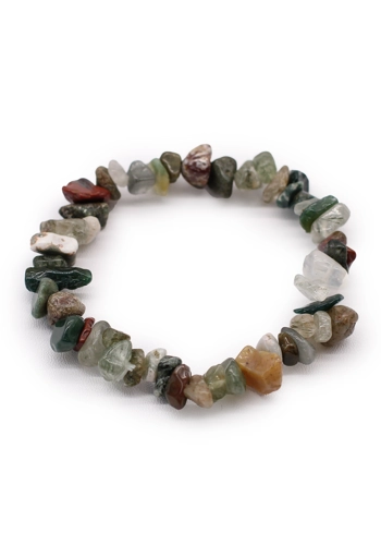 Chipstone Bracelet - Moss Agate