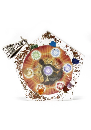 Orgonite Power Pendant - Pentagon Chakra