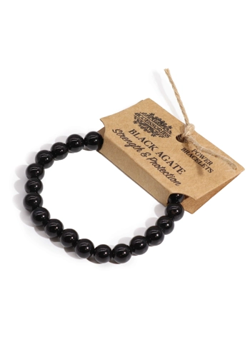 Power Bracelet - Black Agate