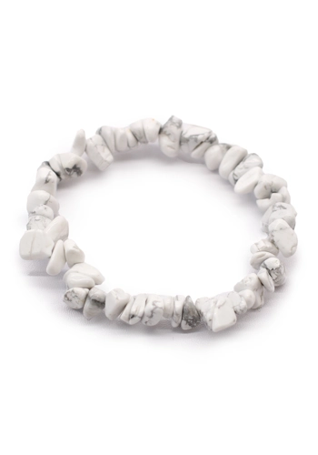 Chipstone Bracelet - White Jasper