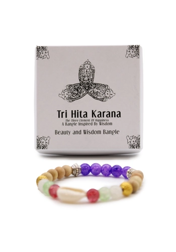 Tri Hita Karana Bangle - Beauty & Wisdom