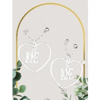 Big LOVE Studded Earrings