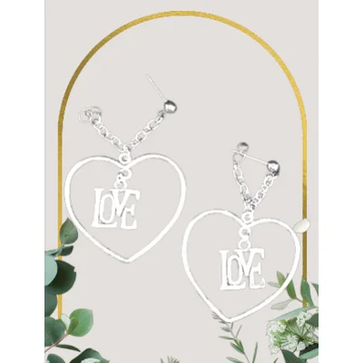 Big LOVE Studded Earrings