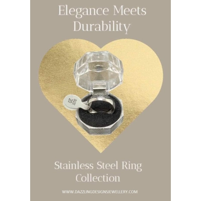 Simple Style Stainless Steel Ring Size 20 Simple Style Stainless Steel Ring Size 20
