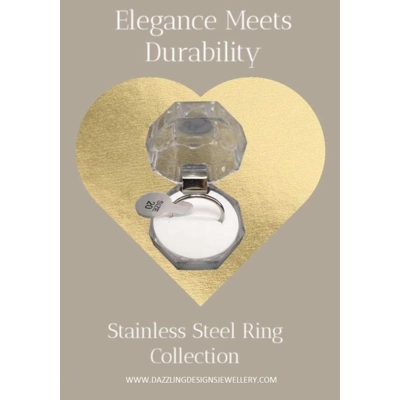 Simple Style Stainless Steel Ring Size 20 Simple Style Stainless Steel Ring Size 20